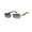 Black, variant on Men Women Sunglasses Pink Lens Retro Shades