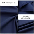 thumbnail image 6 of PiccoCasa Pure Cotton Pillowcases 2 Pcs Soft with Zipper Navy Blue Queen, 6 of 7