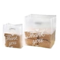 thumbnail image 1 of 50pcs Thank You Plastic Candy Gift Bags Shopping Wedding Wrapping Environmentally Friendly Chocolate Dragees Sweet, 1 of 5