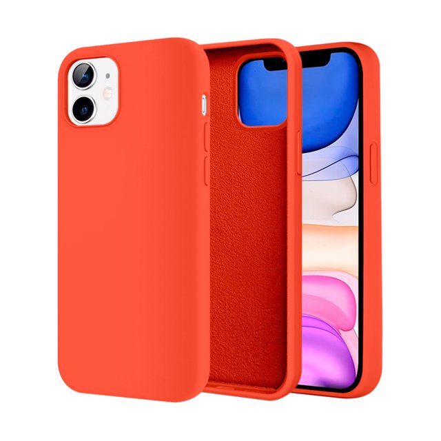 Funda de Protección para iPhone 11 - Sovico - Silicón con Forro de Microfibra