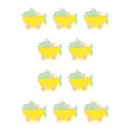 thumbnail image 2 of Broches Jumpingount dibujos animados Rana Forma Sandía esmalte 10Conjunto XZ5342, 2 of 6