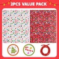 thumbnail image 2 of Bolsa de regalo Joyin Christmas Jumbo 180 x 150 cm con etiquetas, muy resistente, 2 of 8