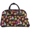 thumbnail image 3 of CalBags Animal Prints 21-Inch Carry-On Rolling Duffel Bag - Multi Owl, 3 of 5