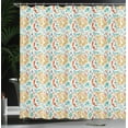 thumbnail image 4 of Ambesonne Boho Shower Curtain, Botanical Leaves and Flowers, 69"Wx84"L, Multicolor, 4 of 5