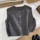 thumbnail image 1 of C. Nuevo cárdigan de punto sin mangas para mujer, suéter informal, Tops informales ajustados, moda coreana, Otoño, nuevo, 1 of 4
