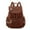 Brown, variant on MKF Collection Ivanna Women's Oversize Backpack Vegan Leather Top-Handle Daypack Bag by Mia K - Brown