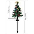thumbnail image 3 of Pre Lit Solar Outdoor Trees,28"Waterproof Solar Christmas Tree Lights Holiday Decorations,Christmas Tree Lights for Outdoor Courtyards,Gardens, Lawns,Atmosphere Light Large Lanterns&Decorations, 3 of 6