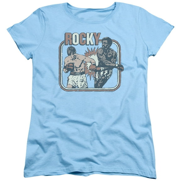Rocky Big Fight Women's T-Shirt Light Blue