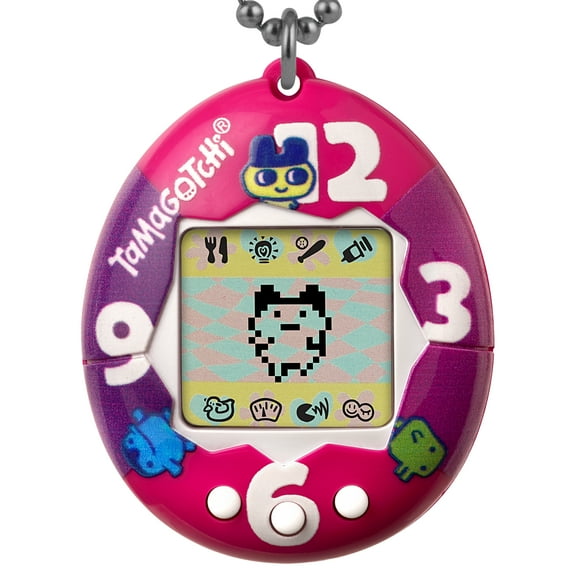 Original Tamagotchi - Purple Pink Clock