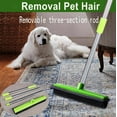 thumbnail image 6 of Petibo Pet Broom, Petibo Pet Fur Removal Broom, Petibopet Pet Hair Removal Broom, Rubber Carpet Broom Dog Hair Broom, Hair Broom for Carpet, Adjustable Handle Carpet Rake for Pet Hair Removal, 6 of 7