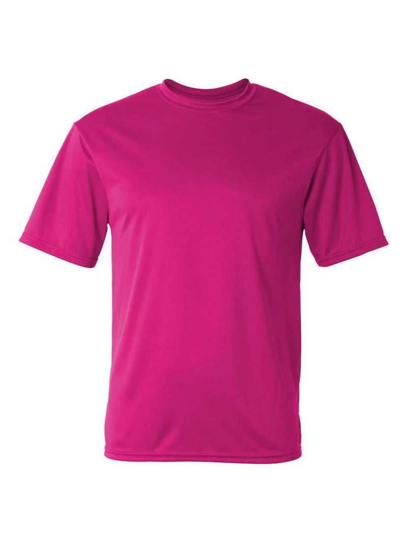C2 Sport Moisture Wicking Performance T-Shirt, Hot Pink