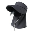 thumbnail image 4 of de lente Borde ancho y elegante para acampar en bicicleta de vacaciones al aire libre deportes al aire libre Gris oscuro, 4 of 8