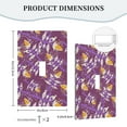 thumbnail image 5 of ZICANCN Outlet Covers Wall Plate, Garden Abstract Leaf Light Switch Cover Decorative, Duplex Toggle Combo 1-Gang, 5 of 9