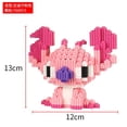 thumbnail image 3 of Disney-bloques de construcción de Marvel para niños, juguete de montaje para niños, Stitch, Mickey, Minnie, Derena, Belle, 3 of 6