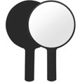 thumbnail image 1 of Hand Mirrors, Makeup Mirror, Hairdresser Mirror, Professional Portable Mirror, Round Handle Mirror, Multi-Purpose Mirror (Black), 1 of 5