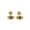 yellow-gold, variant on Blue Evil Eye Stud Earrings, Micro Pave Rhinestone Simple Fashion Earrings