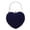 Blue, variant on Party Clutch Purse Cute Heart Shaped Women Handbag Evening Bags