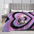 thumbnail image 5 of Kawaii Throw Blanket Anime Collage Blanket Throw Blanket Kuromis Soft Micro Fleece Fuzzy Travel Blanket for Bedroom Living Room Couch Office Car Gift for Women Men All Season 40x30 in, 5 of 18