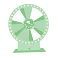thumbnail image 2 of GUOOL Prize Wheel Tabletop Prize Turntable Reusable Carnival Roulette Wheel Erasable Fortune Game Fortune Wheel with Pen Compact Activity PVC Material Suita Style C, 2 of 9