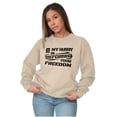 thumbnail image 4 of US Army Logo Hubby Defending Freedom Women Crewneck Sweatshirt Brisco Brands 3X, 4 of 6