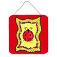 thumbnail image 1 of Lady Bug Aluminium Metal Wall Or Door Hanging Prints, 1 of 1