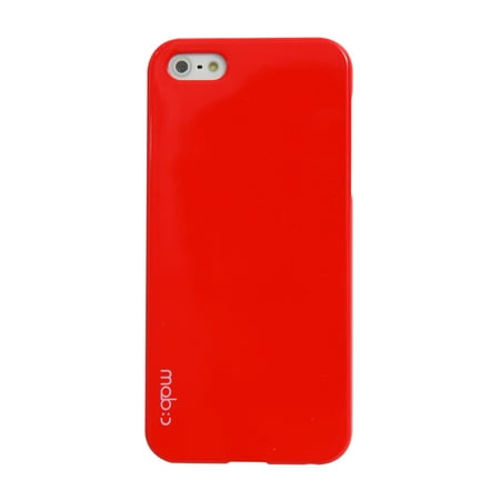 Made for Apple iPhone 5/5S Hard Case Cover;[Red] Perfect fit as Best Coolest Design Plastic Case - Includes Free Screen by