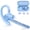 light blue, variant on New Bee M54 Bluetooth Headset, Single Ear Wireless Earpiece with 500mAh LED Digital Charging Case