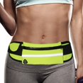 thumbnail image 2 of Running Belt Waist Pack, Water Resistant Waist Bag, Sports Fanny Pack with Adjustable Belt Green, 2 of 8