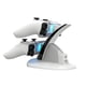 thumbnail image 2 of Kearding Cargador de mango de juego Vertical controlador de juego base de carga portátil estable soporte de consola duradero con luz indicadora Videojuegos y accesorios Blanco, 2 of 6