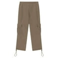 thumbnail image 7 of Tiijoy Little Boys Straight Fit Sweatpants Unisex Casual Active Cargo Pants, Sizes 5-6, 7 of 7