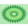 thumbnail image 1 of Ahgly Company Indoor Rectangle Patterned Jade Green Area Rugs, 2' x 5', 1 of 6
