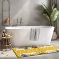 thumbnail image 2 of Yellow Dot Sunflower Bee Pattern Kitchen Rug Mat,Kitchen Runner Rugs Non Skid Washable,Decorative Kitchen Floor Mats for Kitchen,Sink,Laundry,17"x47.2", 2 of 7