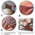 thumbnail image 3 of Designart "Beach Photo Seashell composition VII" Nautical & Beach Floater Framed Wall Decor, 3 of 7