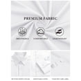 thumbnail image 6 of OALUXE Mens Dress Shirts Formal Long Sleeve Button Down Business Solid Shirt, 6 of 7