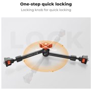 K&F Concept 11 Magic Arm with Super Clamp, Kit with 1/4 & 3/8 Thread Screw, Cold Shoe Clamp Mount for Monitor, LED Light, Webcam, Action Camera