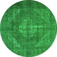 thumbnail image 1 of Ahgly Company Indoor Round Persian Green Traditional Area Rugs, 6' Round, 1 of 1