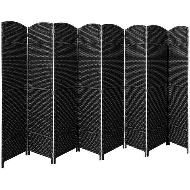 Sorbus Room Divider Privacy Screen, 6 ft. Tall Extra Wide Foldable Panel Partition Wall Divider, Double Hinged Room and Folding Privacy Screens Gray/White