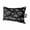 Black, variant on Spring Wildflowers Outdoor Pillows for Chaise Lounge Chair Waterproof Lumbar Pillows with Insert&Adjustable Strap Beach Headrest Pillow Retro Country Dandelion Floral Navy Blue Pool Pillow 11"x16"