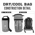 thumbnail image 3 of Mochila Nevera Estanca 10L Enthusiast Gear Aislada Naranja, 3 of 9