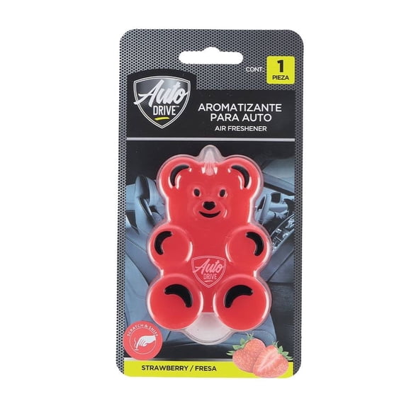 Aromatizante para Auto Auto Drive para Auto con Forma de Oso Rojo