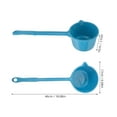 thumbnail image 2 of CATIEBYE 3Pcs Water Spoon with Long Handle for Bathing in Yellow Color, 2 of 8