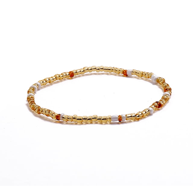 Pulsera de tobillo de arroz Cadenas de tobillos de color Único Exquisito Multi-usos hechos con múltiples chicas chic de tobillera Decoración 7 Inevent AP009392-07