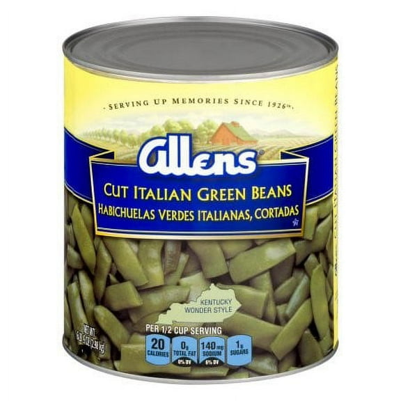 Allens Cut Italian Green Beans, 104 Oz