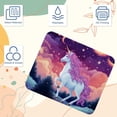 thumbnail image 3 of Unicorn Printed Square Mouse Pad, 8.3x9.8 Inch Non-Slip Rubber Bottom Gaming Mouse Pad for Office Use, 3 of 6