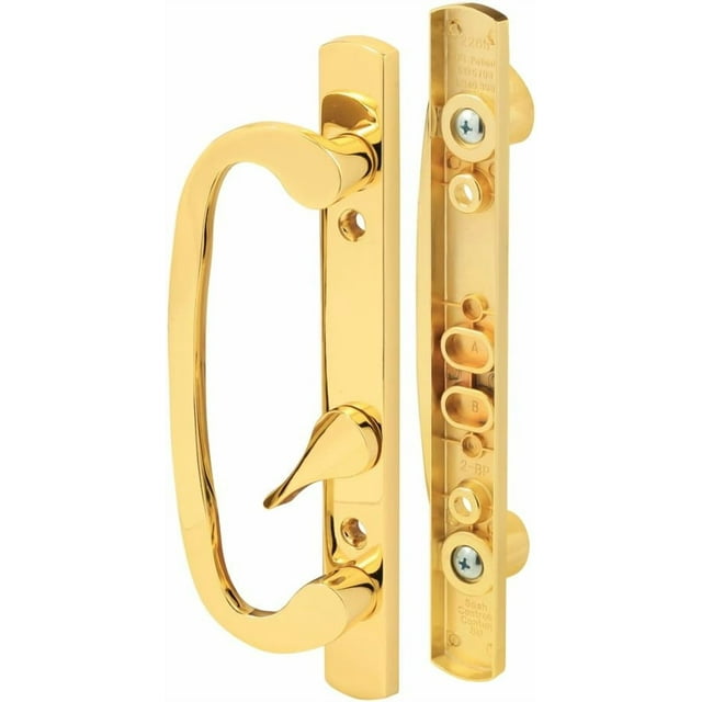 Ensemble de Poignées de Porte Coulissante en Laiton