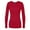 Red, variant on Adar Underscrubs for Women - Long Sleeve Underscrub Comfort Tee.