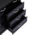 thumbnail image 4 of Bedroom Dresser, 9 Drawer Long Dressers, Wood Chest of Drawers for Living Room, 47.2'' W X 15.8'' D X 34.6'' H, Free Shipping My Lux Decor Round, 4 of 6