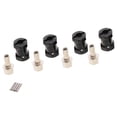 thumbnail image 1 of Acopdor de adaptador extendido de cubo de rueda de 17 mm para Axial SCX10 negro Zulema Adaptador extendido hexagonal de cubo, 1 of 8