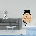 thumbnail image 2 of Adorno de escultura de nórdico para estantería, entrada, sala de estar, decoración del hogar, con reloj de pared ligero y fácil de leer, si, 2 of 8
