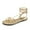 GOLD, variant on Lace-up Gladiator Sandals Strappy Dressy Summer Flat Sandals for Women